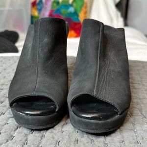 Cordani black wedge slides.  Super light shoe. Good condition. Size 6